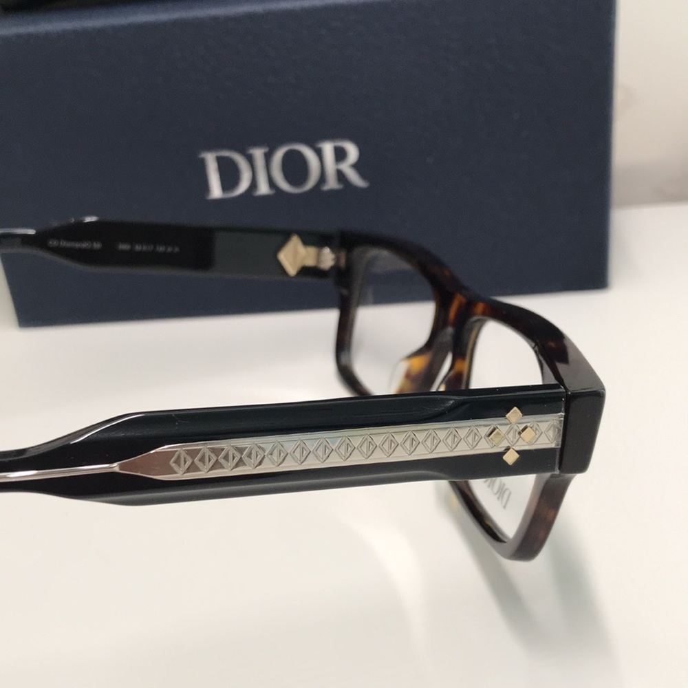 Dior Tortoise Shell Glasses CD DIAMONDO S31 - Picture 7 of 10